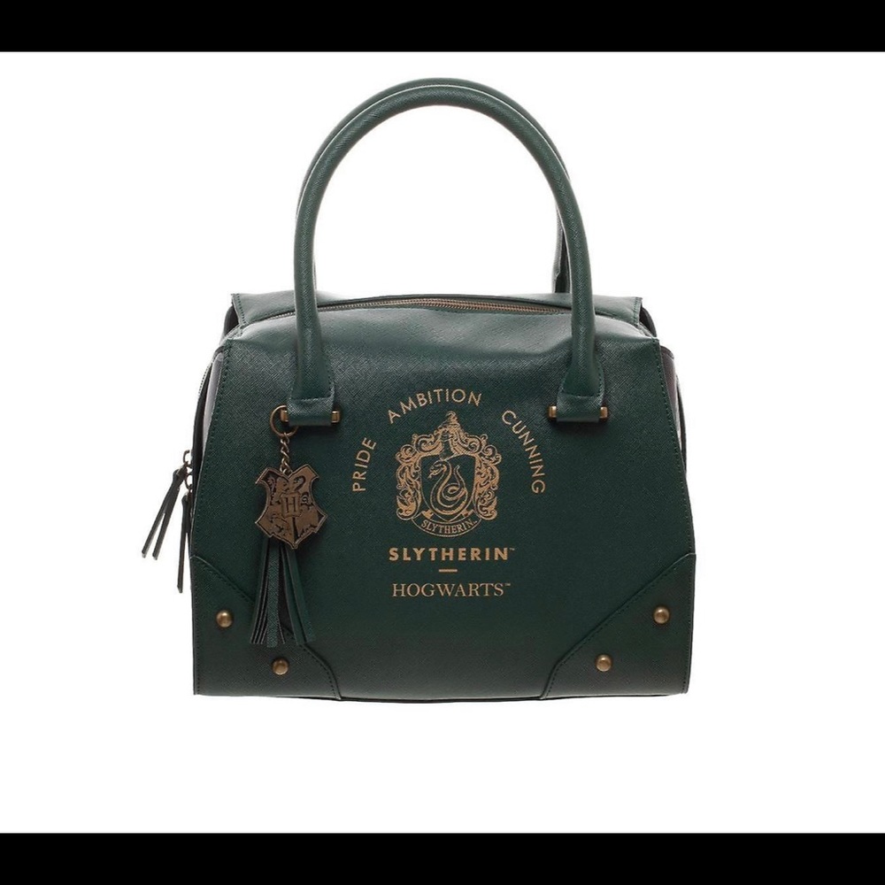 Harry Potter Slytherin Handbag with Strap and Tassel NEW - SOLD OUT EVERYWHERE!